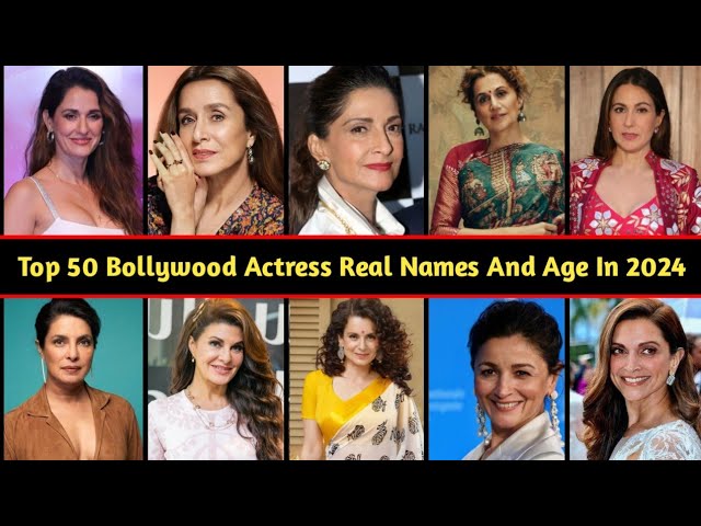 Bollywood Actress: Top 50 Bollywood Actresses Name & Photos, Hindi Actress:  Top 50 Hindi Actresses Name & Photos