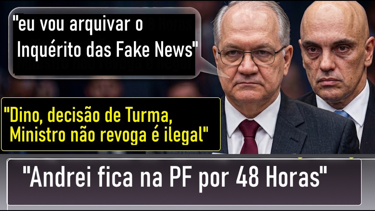#FACHIN ANULA DECISÃO DE DINO, Retira Moraes da relatoria do inquérito das fake newsno STF
