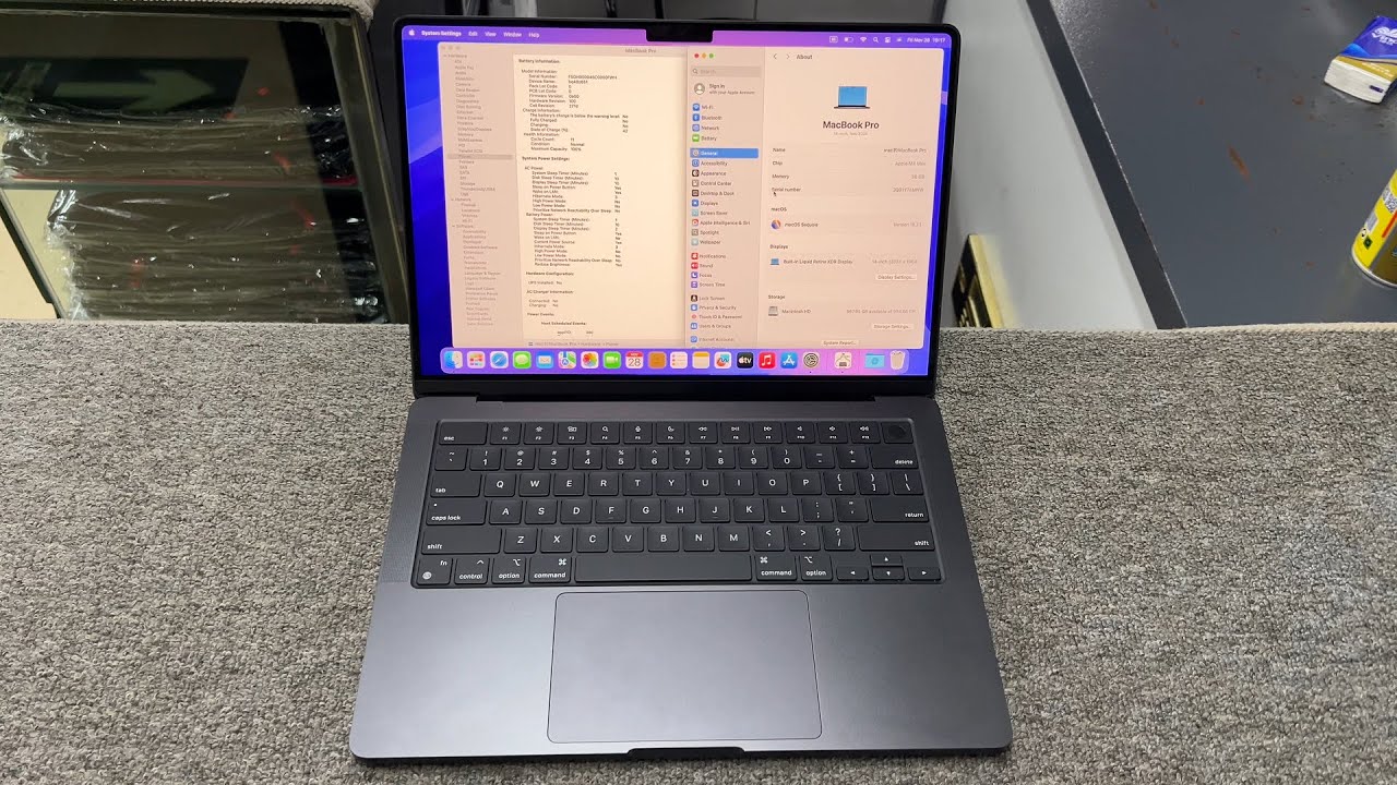 2024 MacBook Pro M4 Max 36GB RAM 1TB Storage 14 inch 100% Battery