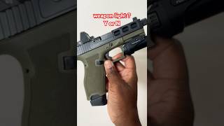 Should you have a weapon light on your pistol