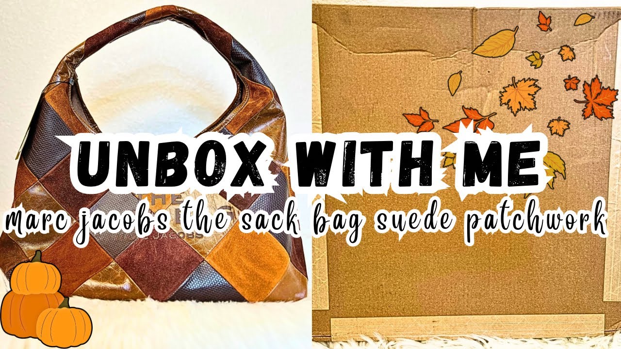 🍂FALL BAG REVEALS PT 2🍂MARC JACOBS SACK BAG IN SUEDE PATCHWORK🍁💕🩷