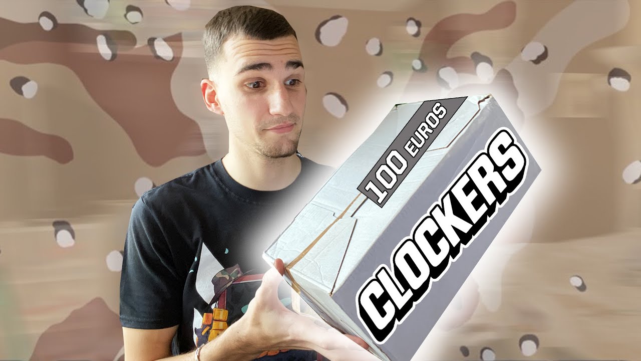 ON OUVRE UNE MYSTERY BOX CLOCKERS  100 EUROS   unboxing Supreme Bape Off White