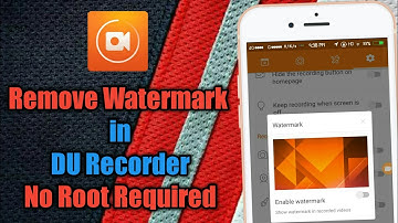 How To Remove Watermark In DU Recorder | Hindi | Tech Info