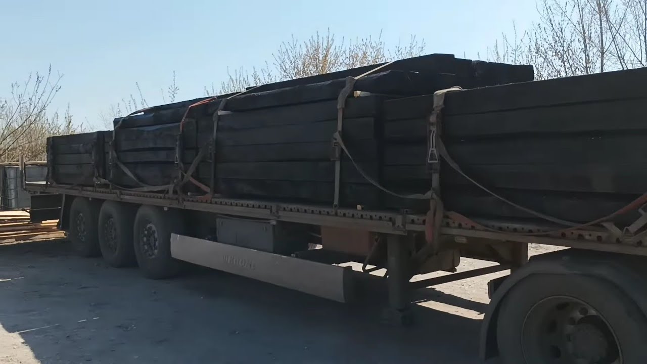 Будет ли грязь после перевозки шпал? Груз от подписчиков. Делаем ...