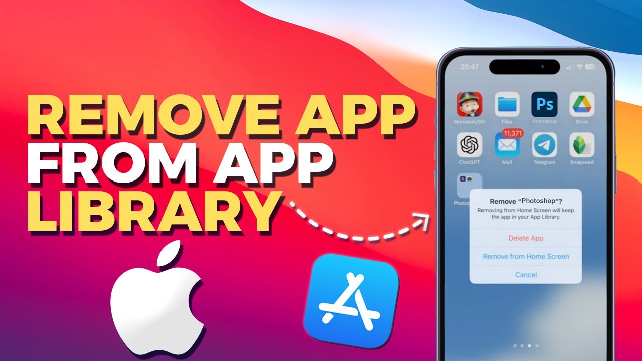 How To Remove Apps from App Library on iPhone (No Delete Option Fix ...