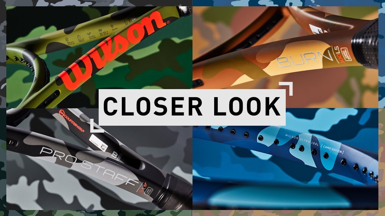Closer Look |Wilson Camo Collection | Pro Staff. Burn. Blade