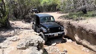 2 door Jeep JL on 35s at hidden falls