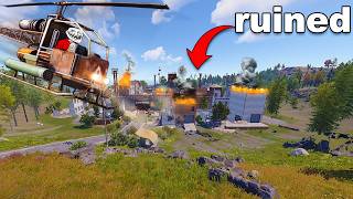 I Ruined The Entire Outpost With Attack Helis | Rust Trolling