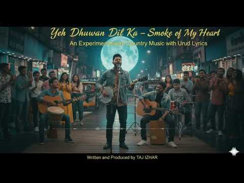 ہ د ھواں د ل کا Yeh Dhuwaan Dil Ka Smoke Of My Heart Indian Countr Blues Fusion W Urdu Lyrics