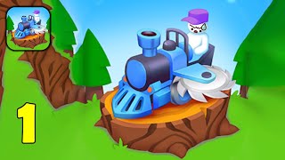 Train Miner - Part 1 Tutorial Rail Lands Stone Miner Mining Master -Gameplay Walkthrough (Android)