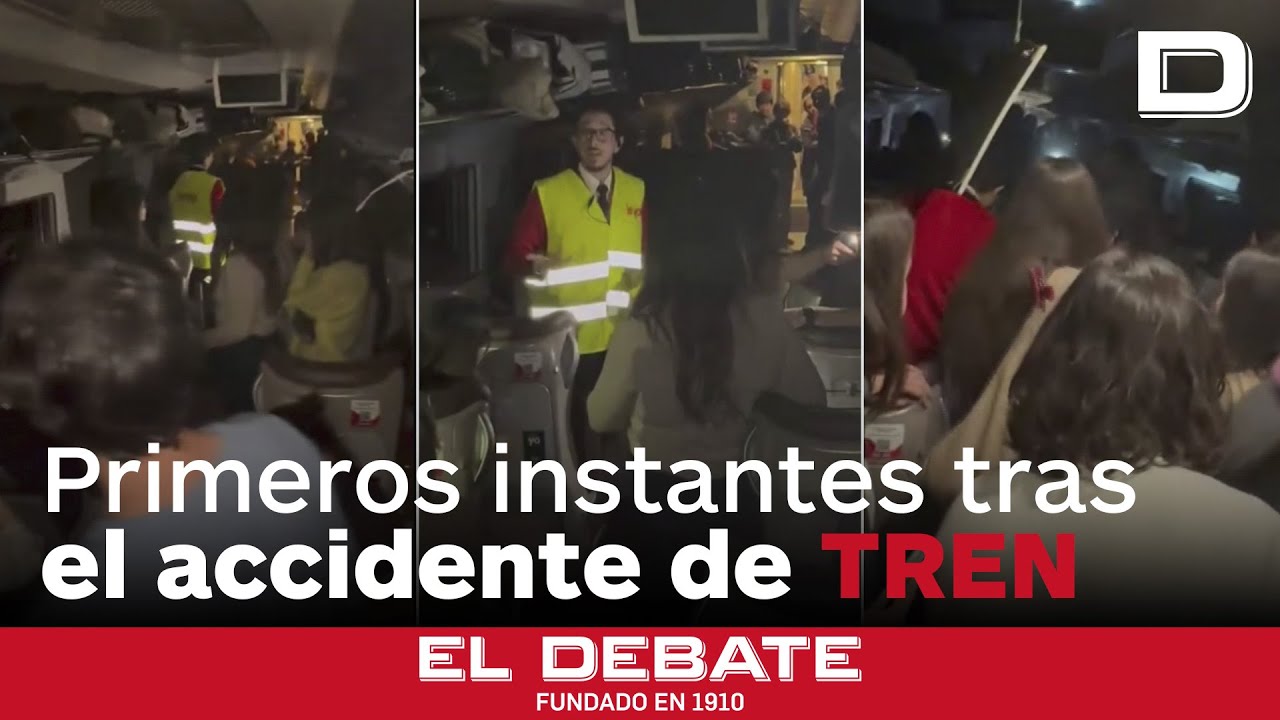 Así se han vivido los instantes después del descarrilamiento en Córdoba dentro del tren Iryo