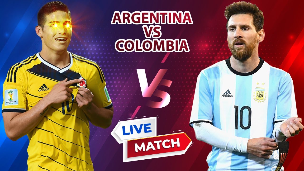 Vs colombia live argentina