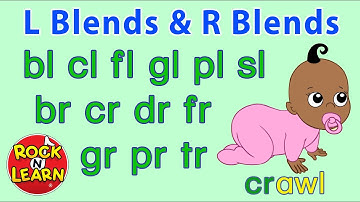 Phonics Songs | Beginning L Blends and R Blends | Rock 