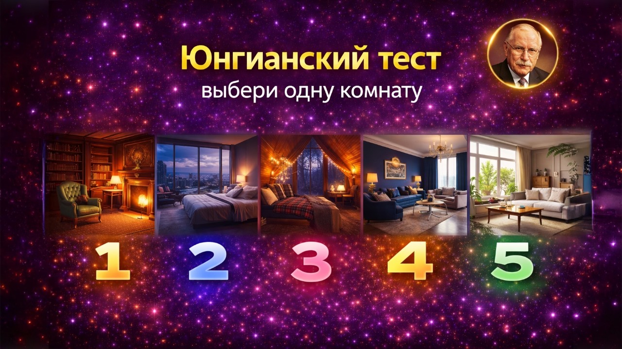 Юнгианский тест выбери одну комнату | что внутри тебя просит внимания