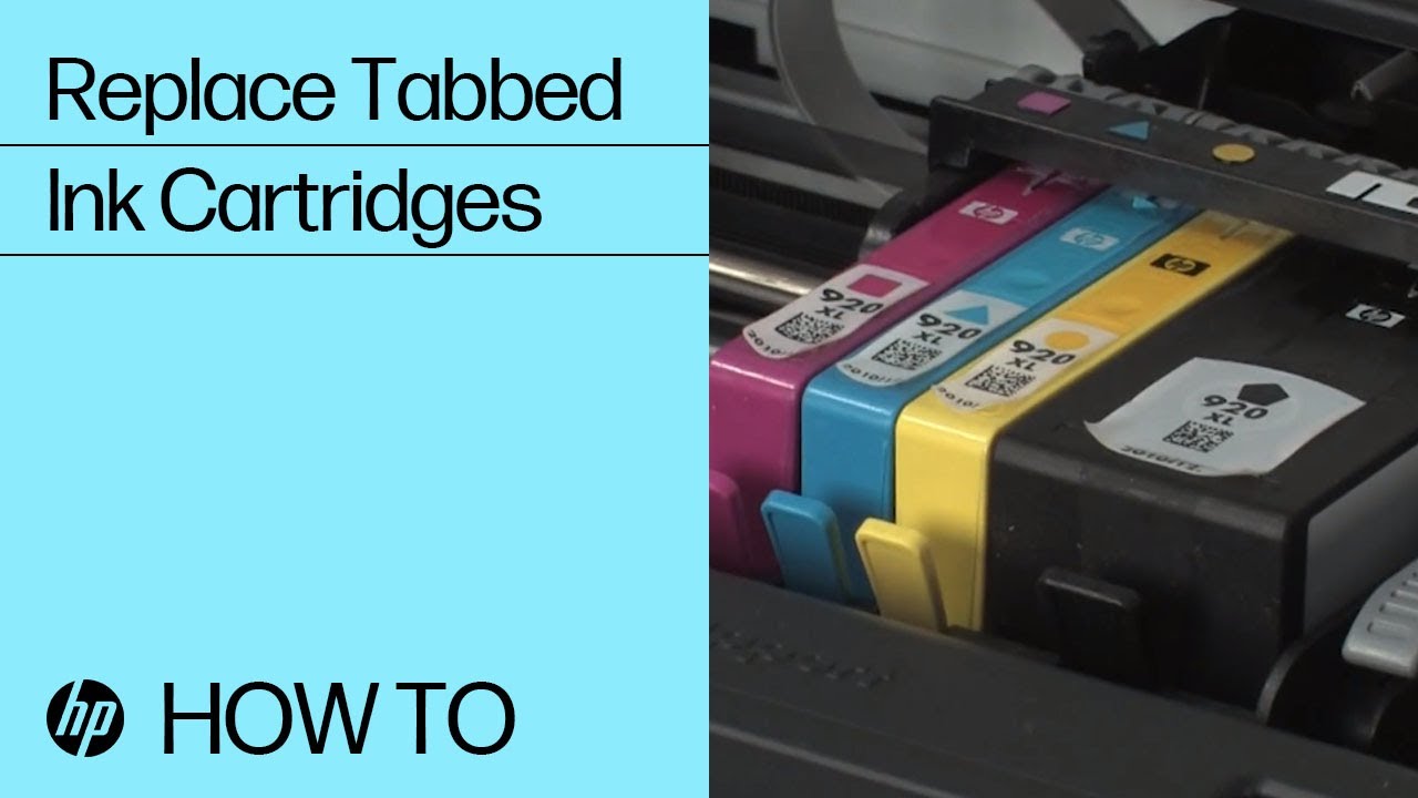 How to Replace Your Tabbed HP Ink Cartridges