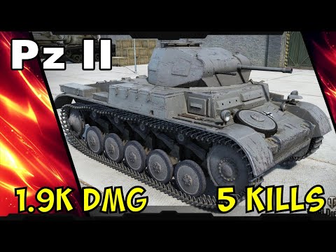 Beast Wot replay Pz II  1.9k DMG 5 Kills - Лучший вот реплей Pz II  1.9k урона 5 фрага