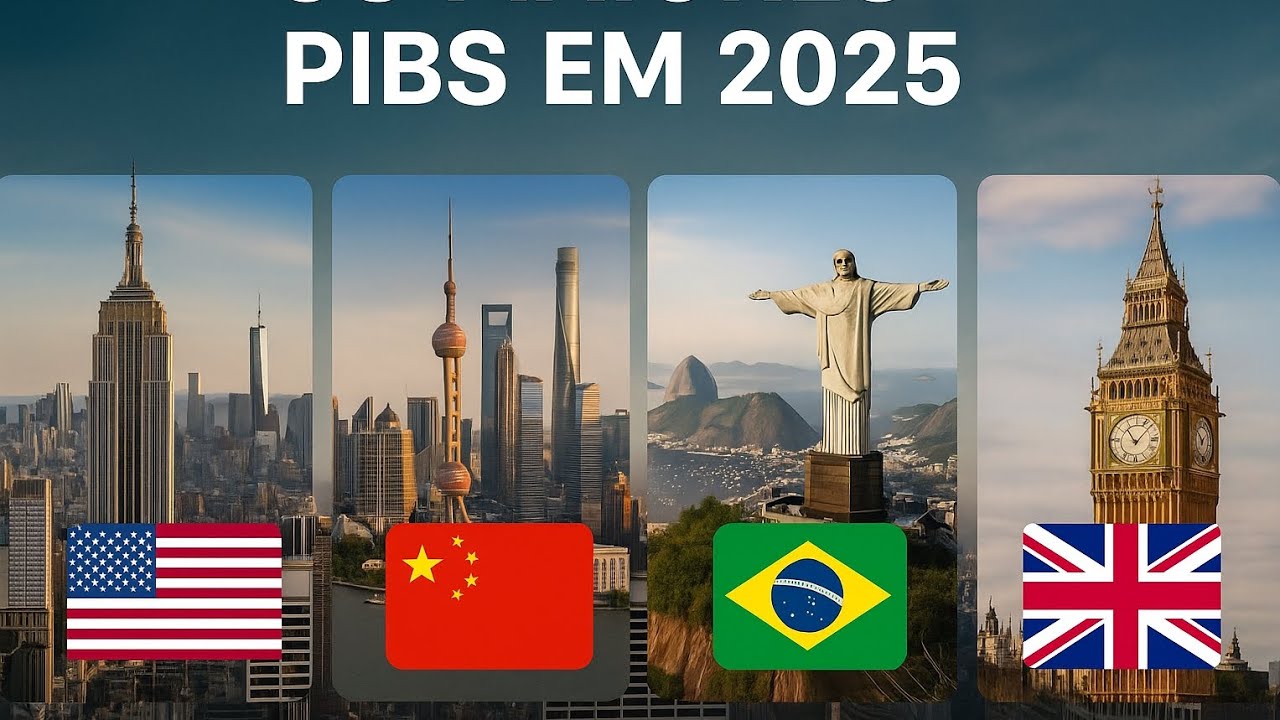 "Os 9 Países Mais Ricos do Mundo Em 2025!" - YouTube