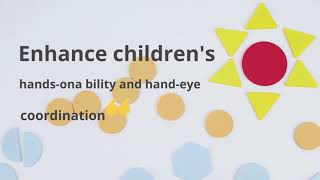 Yo!wow Wooden Pattern Blocks - Fun Montessori Learning Toys for Ages 3 to 9 - Tangram Shapes Set screenshot 3