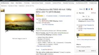 LG 49LF5400 49″ 1080p 60Hz Class LED HDTV Best LG Electronics 49LF5500 49 Inch 1080p 60Hz LED TV