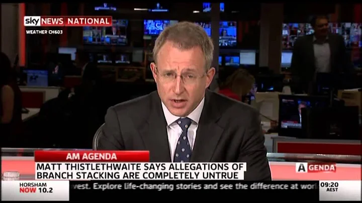 Paul appears on Sky News' AM Agenda with Labor Sen...