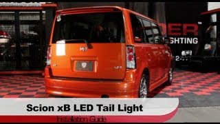 Match Highlights Spyder Auto Installation: 2003-07 Scion xB LED Tail Lights