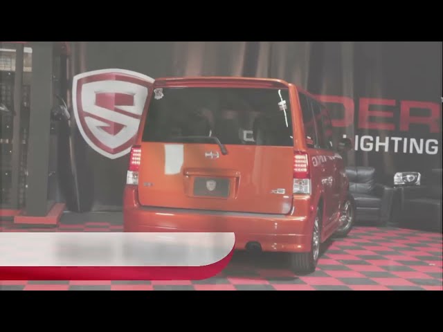 2003-2007 Scion Xb Bb Hatchback Red Clear Full LED Tail Lights