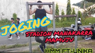 JOGING DI STADION MANAKARRA HMM FT-UNIKA MAMUJU