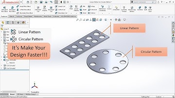 Quick Tips - Linear Pattern & Circular Pattern In Solidworks