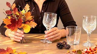 Diy Autumn Decor Youll Love These Ideas Using Glass Jars And Goblets