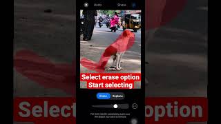 dog image pixel cut app magic eraser option #app #pixelcut #pixel #magiceraser #phone  #shorts screenshot 4
