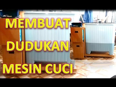 Membuat Dudukan Mesin Cuci Minimalis Meja Minimalis Making Washing Machine Cradle Youtube