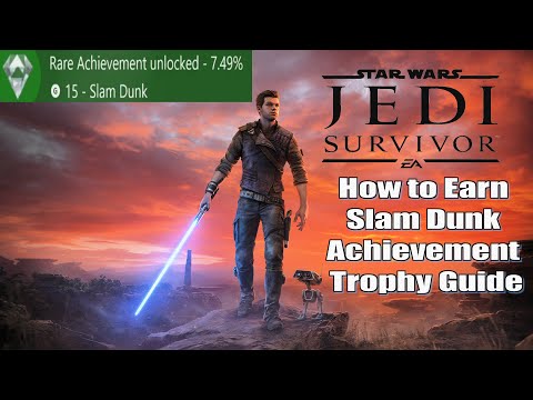 Star Wars Jedi Survivor How to Earn Slam Dunk Achievement Trophy Guide