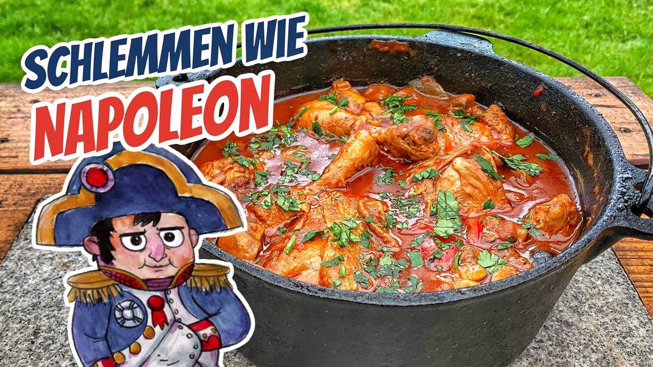 Huhn Marengo - Schlemmen wie Napoleon - Chicken Poulet Pollo alla Marengo