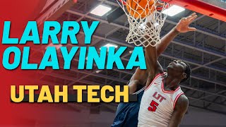 Larry Olayinka Utah Tech Trailblazers 2023-2024 Sophomore Highlights