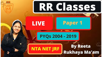 Part 2 | Previous Year Paper | December 2004 | Paper 1 | NTA NET JRF | UGC| By Reeta Rukhaya