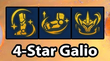 " 4-star Galio " - I got x3 Mighty Mech Augment !?