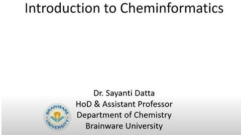 Introduction to Cheminformatics
