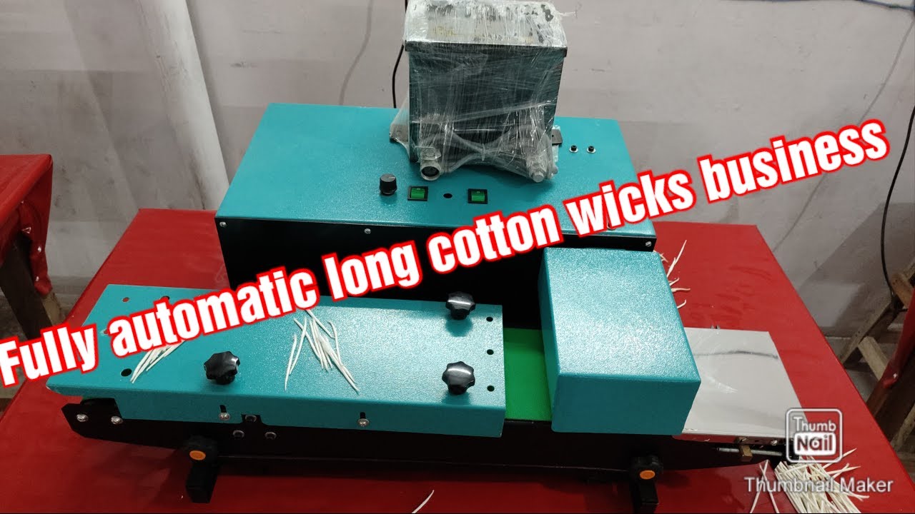 fully automatic long cotton wicks machine| with buy back agreement|Skg enterprise|