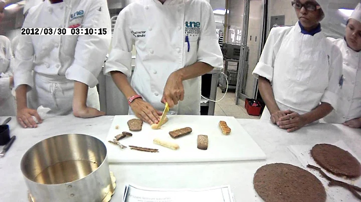 Chef Nannette Giving a Demo of the Ladyfingers.