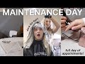 VLOG: MAINTENANCE DAY ✨ (nail, hair, &amp; facial appointments)