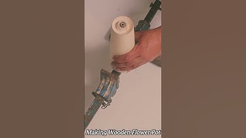 Bottle Design Wooden Flower Pot Part: 8 #shorts #video