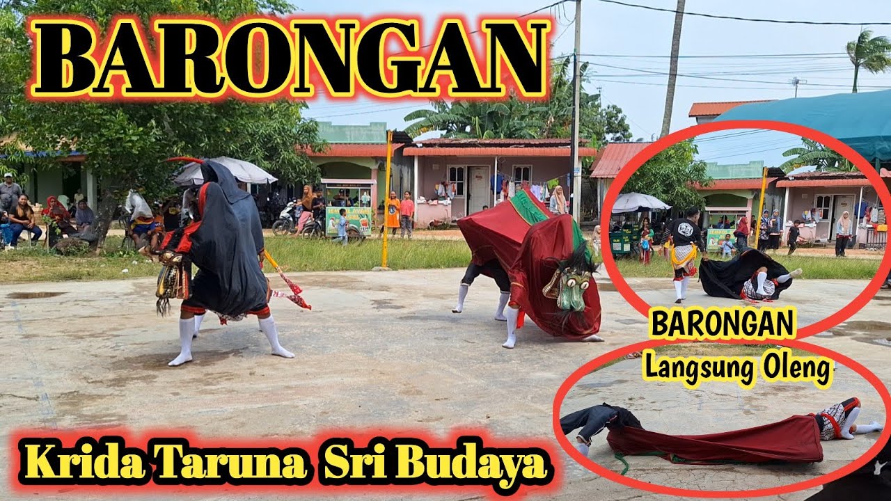 BARONGAN // Pembarong Kesurupan‼️👹😱 / Ebeg Banyumasan  ( Krida taruna sri budaya ).