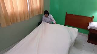 9. Bed making (シンディ) よろしくお願いします