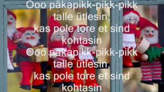 Valged Jõulud - Päkapikk (with lyrics)
