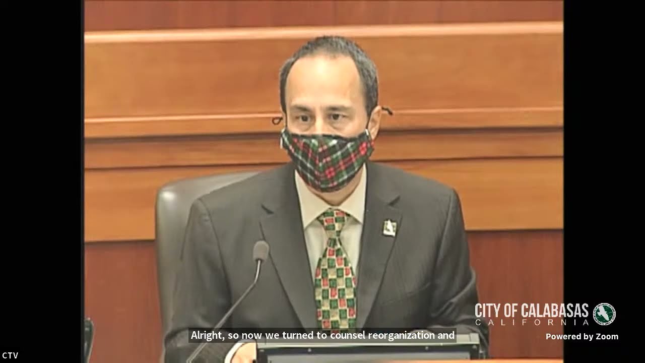 Calabasas City Council Meeting 12/8/2021 YouTube