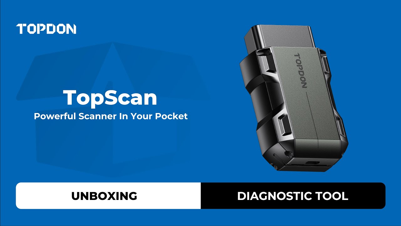  TOPDON TopScan OBD2 Scanner Bluetooth, Bi-Directional