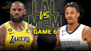 Los Angeles Lakers vs Memphis Grizzlies Game 6 Full Highlights | 2023 WCR1 | FreeDawkins screenshot 3