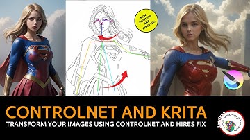 Change Pose to your image with Krita and Stable Diffusion!