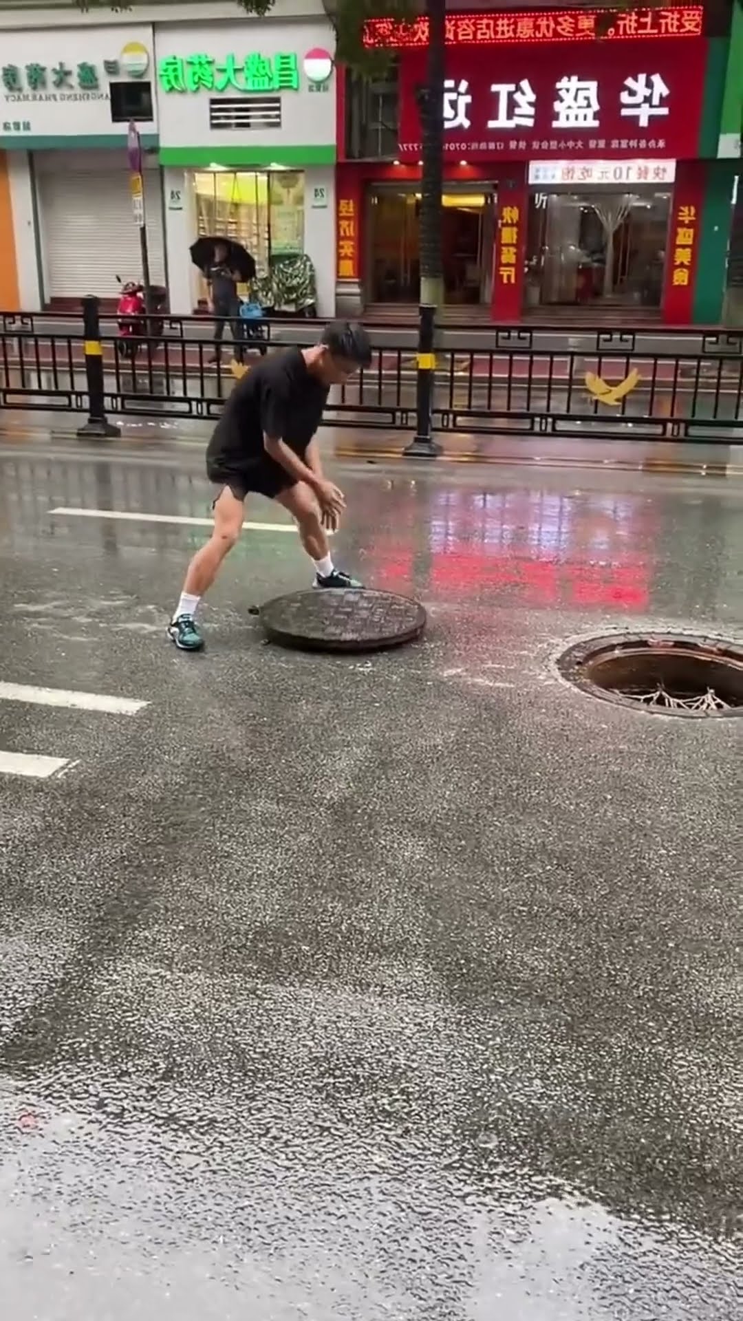 army helped in installing drain cover #shortsvideo