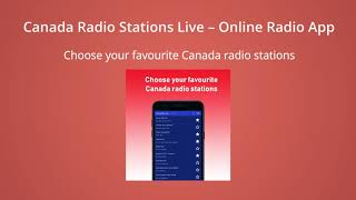 Canada Radio Stations Live – Online Radio App Free screenshot 2